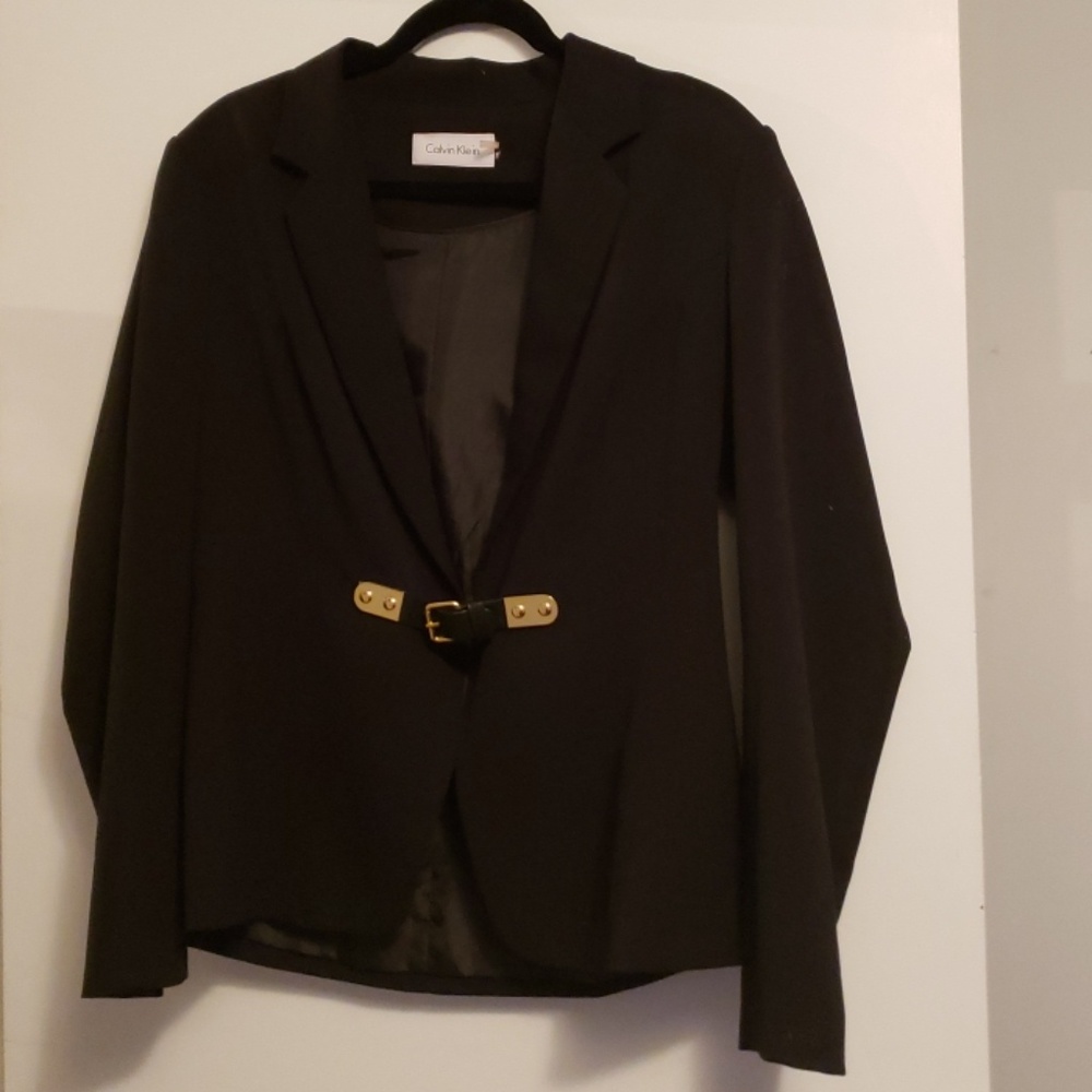 Calvin Klein One Button Blazer